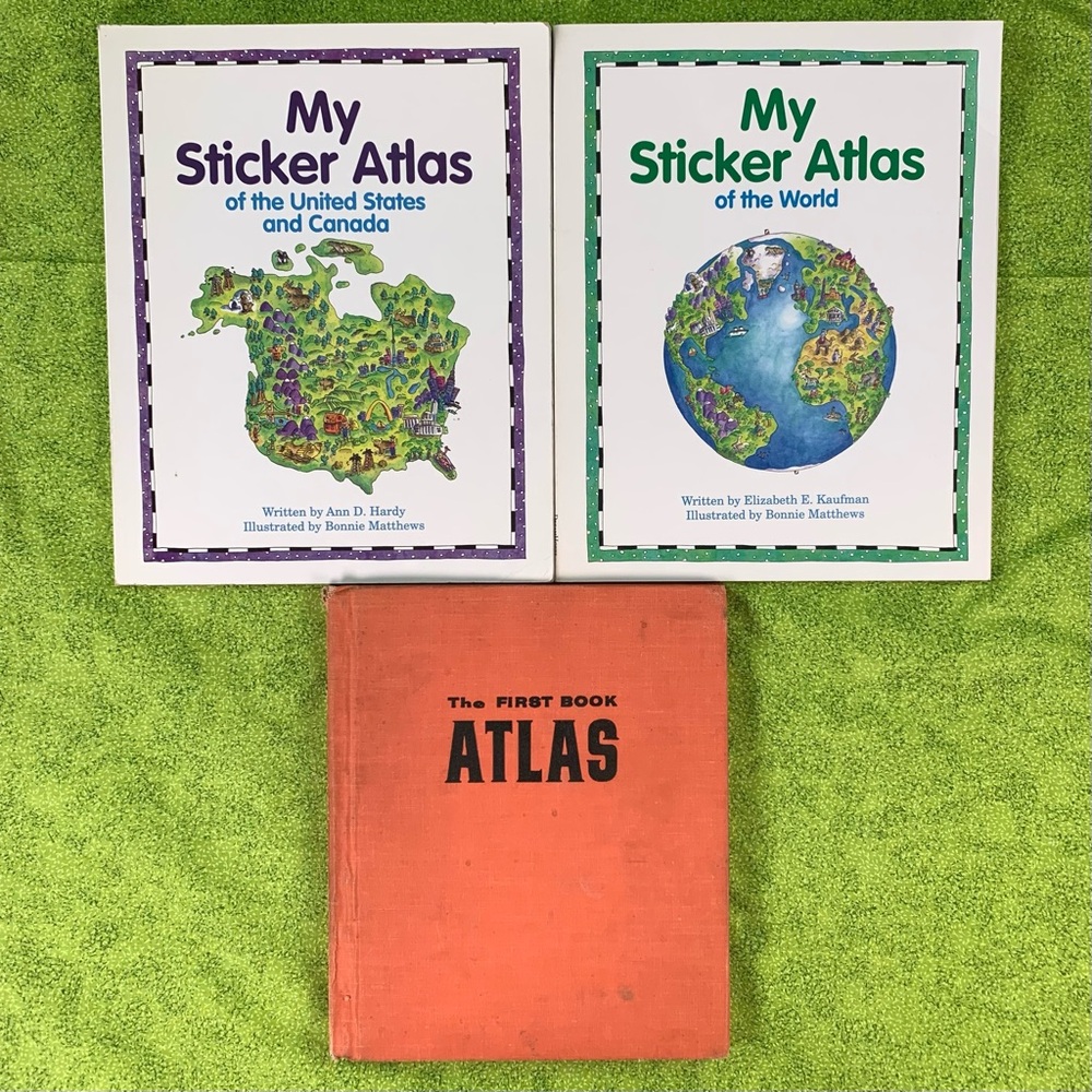 My Sticker Atlas Set.